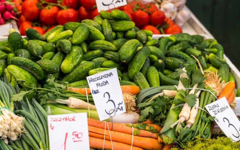 Spadki cen warzyw świeżych vs. wzrost ubiegłorocznych